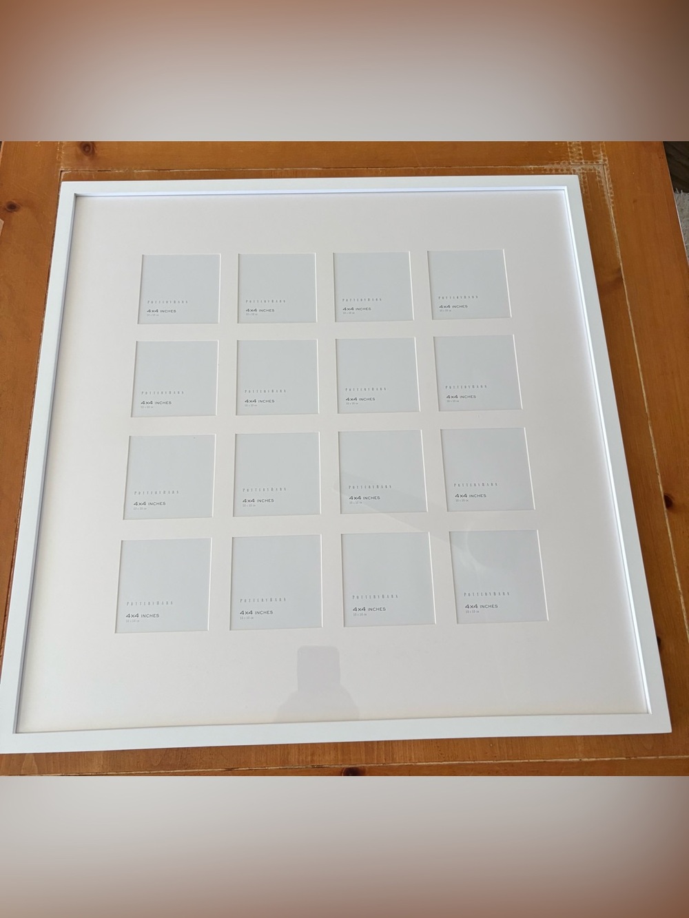 Pottery Barn White Multi-Opening Photo Frame